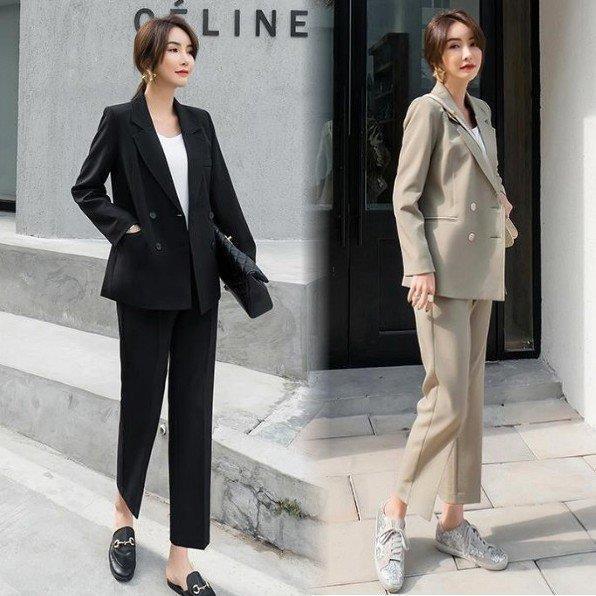 値頃 スーツセット フォーマル ダブルブレスト ジャケット レディース パンツスーツ セットアップ ジャケッ レディース パンツスーツ セットアップ スーツ O 通勤 2点セット 上下セット ロングパンツ ワンピース チュニック Rankinengineering Com