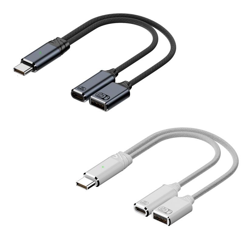 2in1 分岐ケーブル USB-C USB-A USB2.0 OTG対応 データ転送 480Mbps