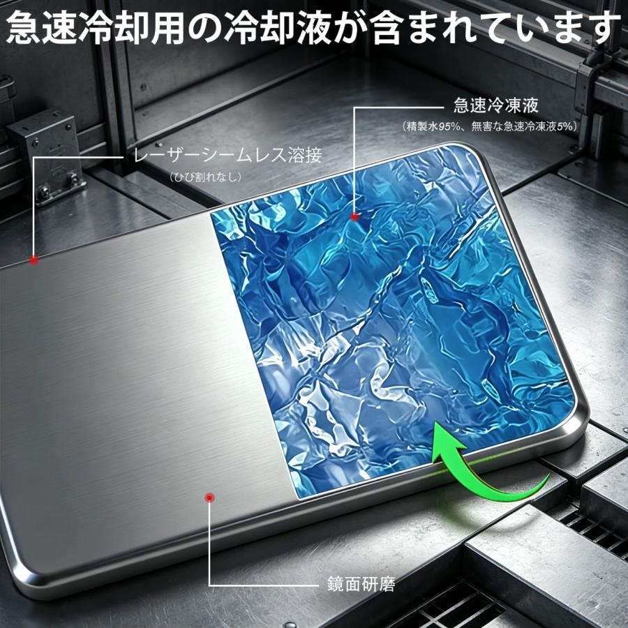 保冷プレート 最大12時間キープ 繰り返し使用 保冷剤 ステンレス 冷却プレート 冷やす 長持ち 保冷パック 長時間保冷 急速冷却 キャンプ 熱中症対策 食品保冷 |  | 06