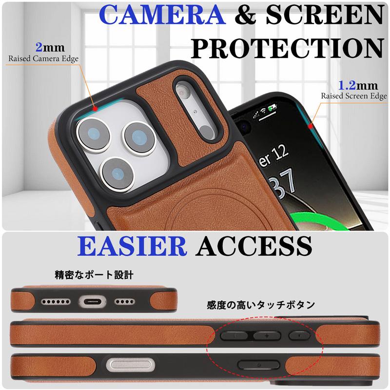 iPhone18Pro ケース 2in1 手帳型 分離式 Magsafe対応 iPhone Duo