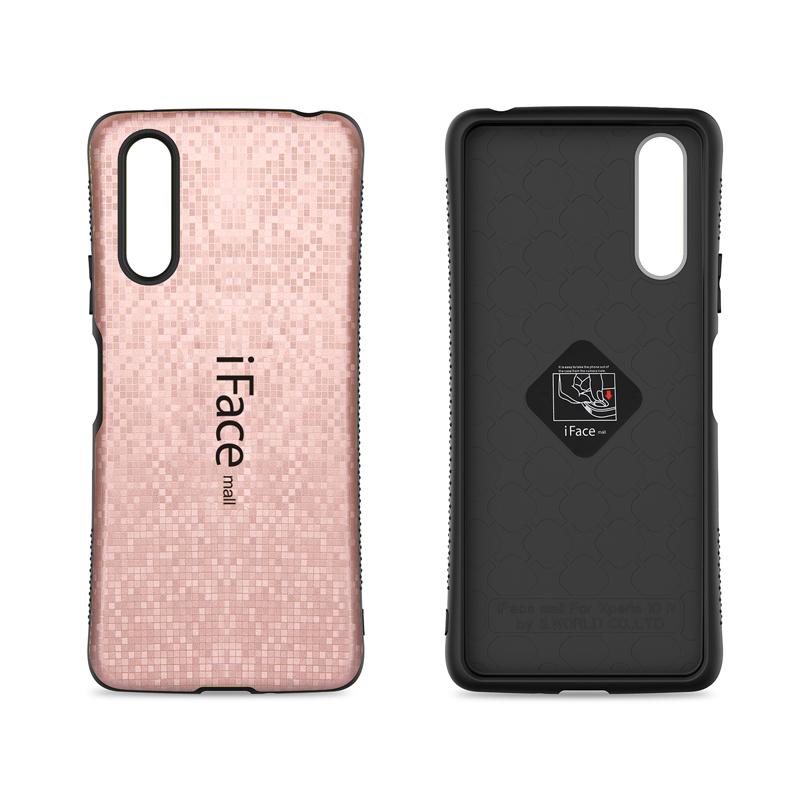 モザイク版 iFace mall ケース Xperia 10 IV SO-52C SOG07 10IV カバー