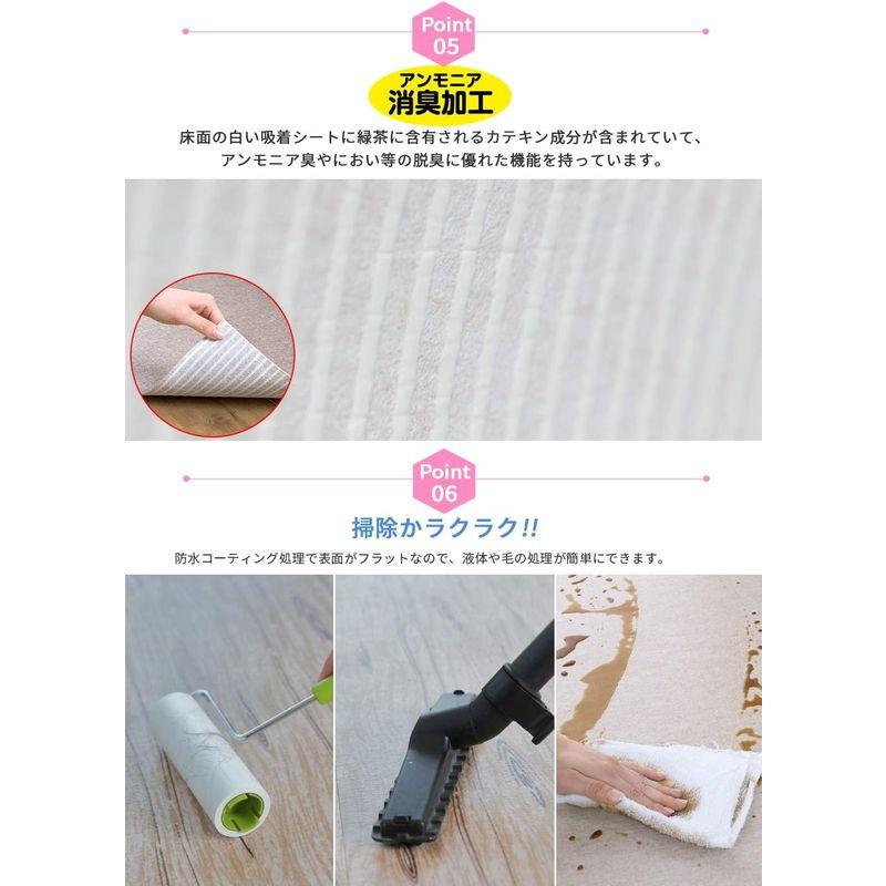 ペットマット 防水 滑り防止 ロング型 60x240cm 厚み2mm 床に吸着 ズレない 滑らない 犬用 マット カーペット お漏らし対策 防水 滑り防止 ロング型 60x240cm 厚み2mm 床に吸着 ズレない 滑らない 犬用 マット カーペット お漏らし対策