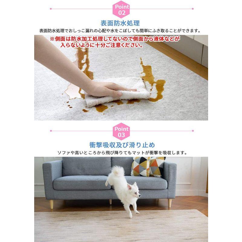 ペットマット 防水 滑り防止 ロング型 60x240cm 厚み2mm 床に吸着 ズレない 滑らない 犬用 マット カーペット お漏らし対策 防水 滑り防止 ロング型 60x240cm 厚み2mm 床に吸着 ズレない 滑らない 犬用 マット カーペット お漏らし対策