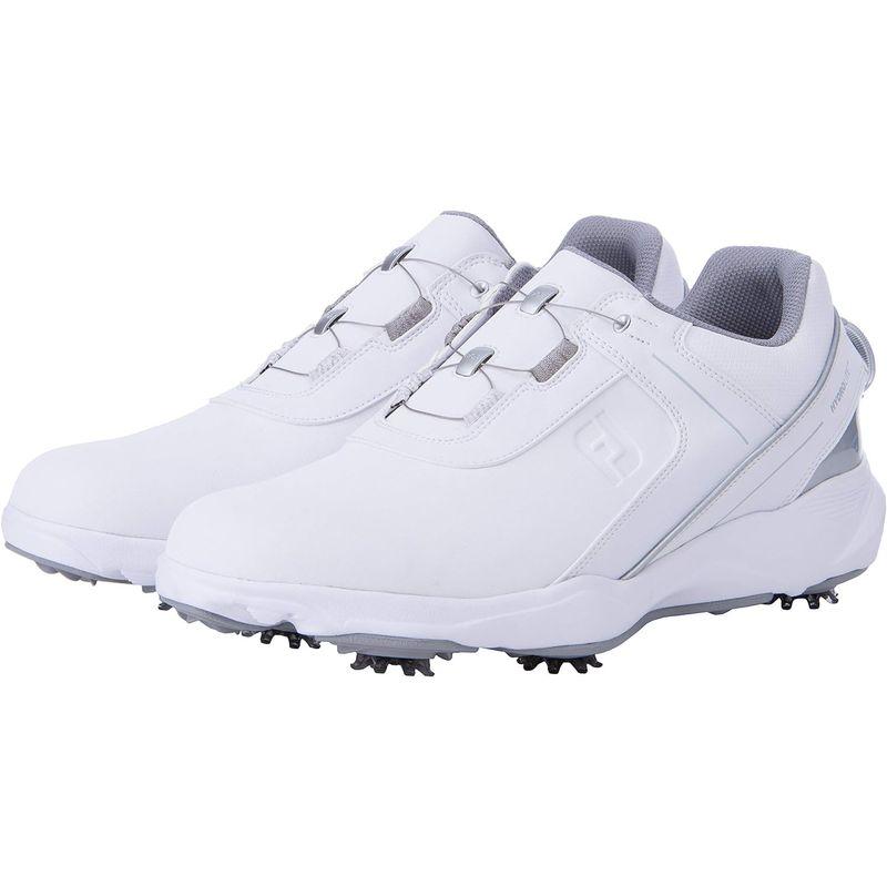 フットジョイ ゴルフシューズ HYDROLITE ハイドロライト BOA メンズ ホワイト/シルバー 25.5 cm 3E 3E ゴルフシューズ HYDROLITE ハイドロライト BOA メンズ ホワイト/シルバー cm