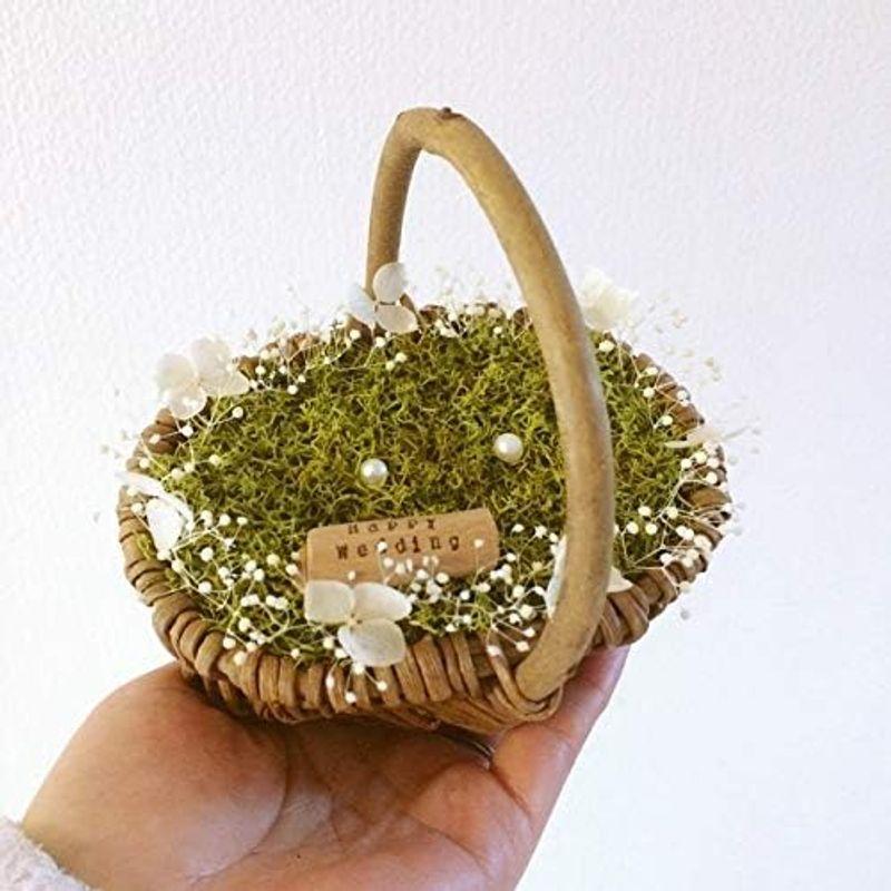 Lulus ルルズ リングピロー かご バスケット かすみ草 アジサイ プリザーブドフラワー ウェディング ブライダル 結婚指輪 サイズ: かすみ草 サイズ ルルズ リングピロー かご バスケット アジサイ プリザーブドフラワー ウェディング ブライダル 結婚指輪 ホワイト