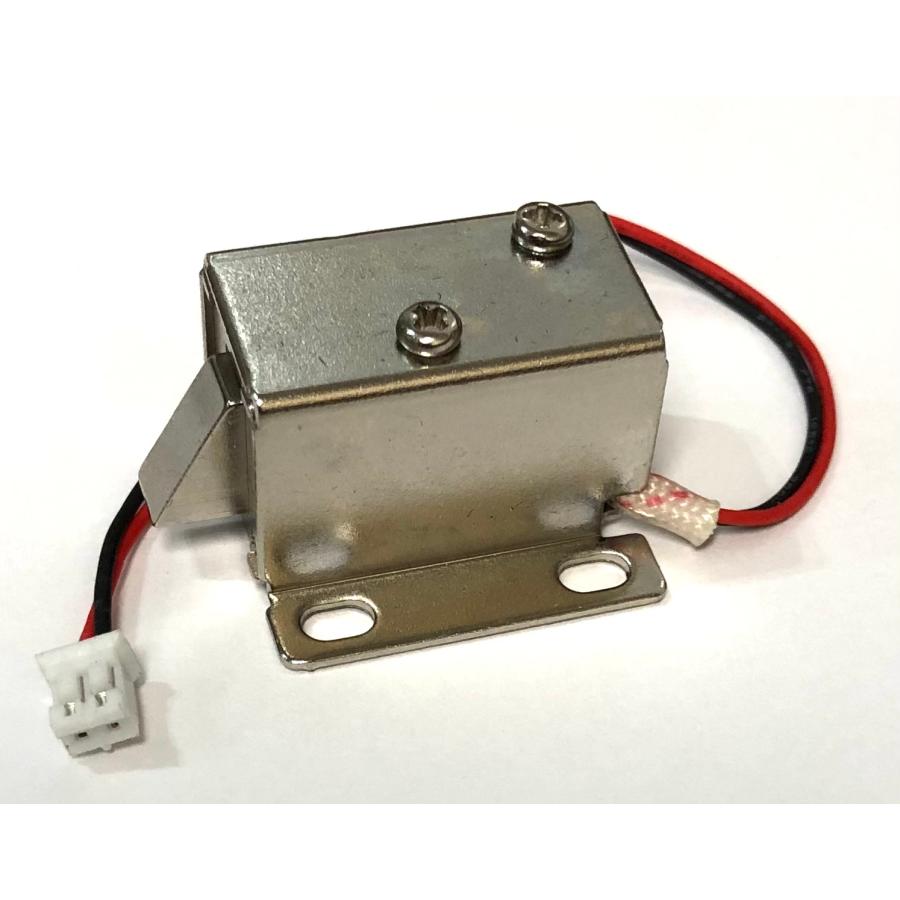 DC 12V 用 ソレノイド ラッチ メタル筐体 上型 電気 電磁ロック