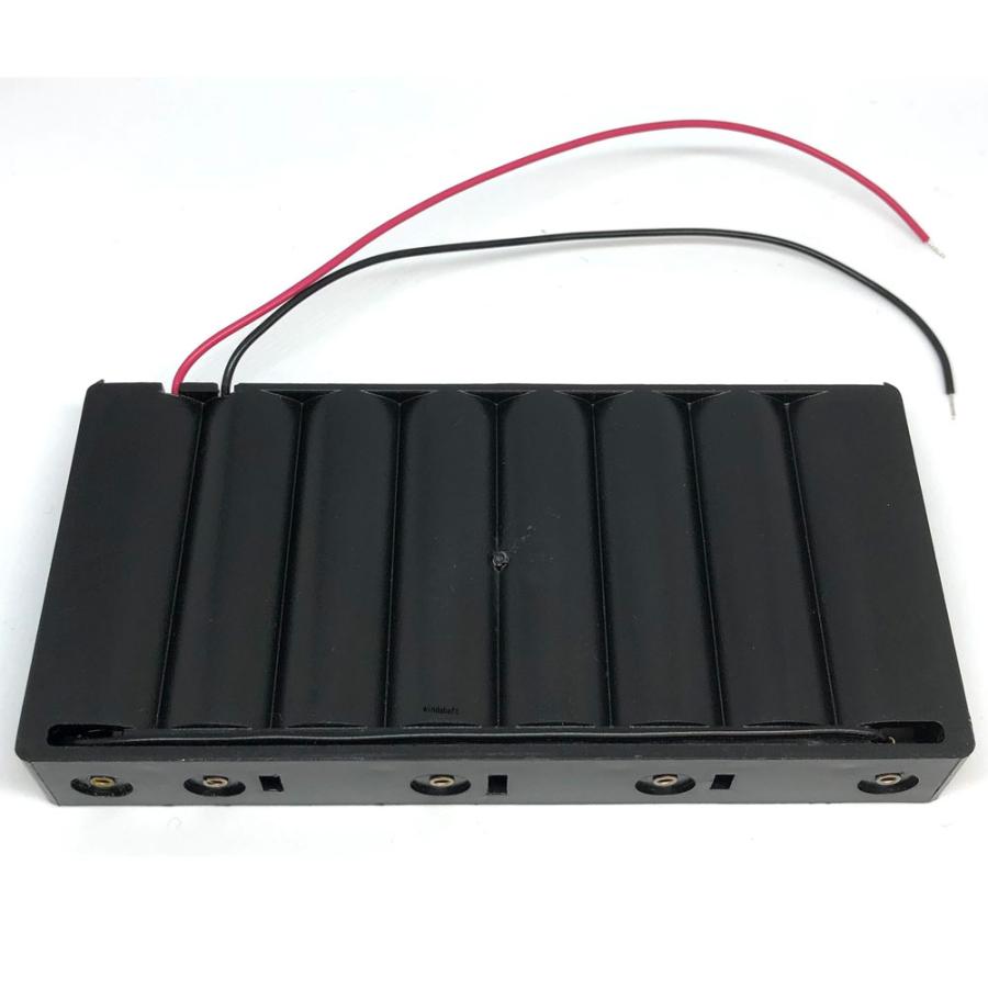 12V 単三 乾電池 8本用 DC 2芯 DC バッテリー ケース 電池ボックス バッテリーホルダー 8 x AA 電池 電池ケース メール便配送可 |  | 01