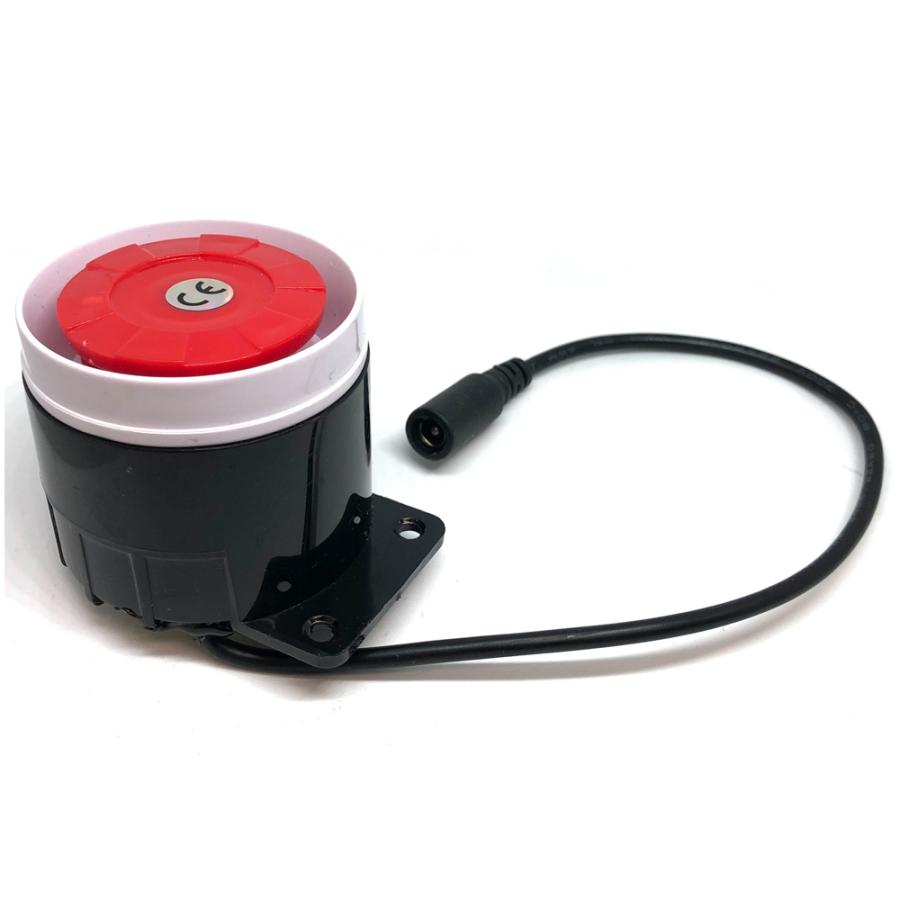 サイレン 防犯 ブザー DCジャック ケーブル 版 120db 警報機 5V - 12V 3.5mm DCジャック メス バルク品 自力志向シリーズ | 