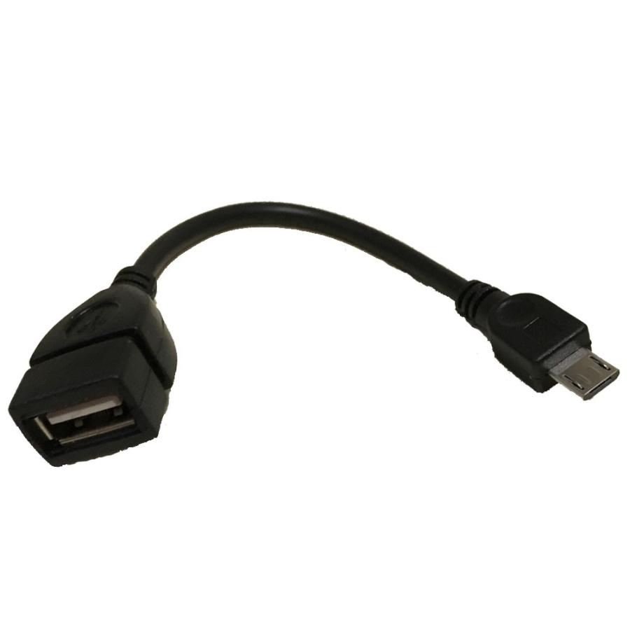 OTG ケーブル OTGアダプタ MicroUSB TypeAメス 変換ケーブル USB機器を