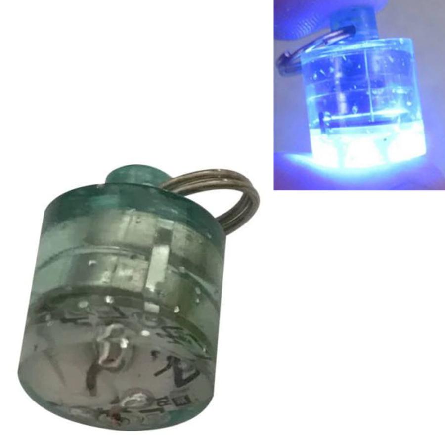 LED 集魚灯 ミニ フィッシングライト タル型 水につけると自動で点灯 緑LED 青LED バルク品 メール便配送可 |  | 02