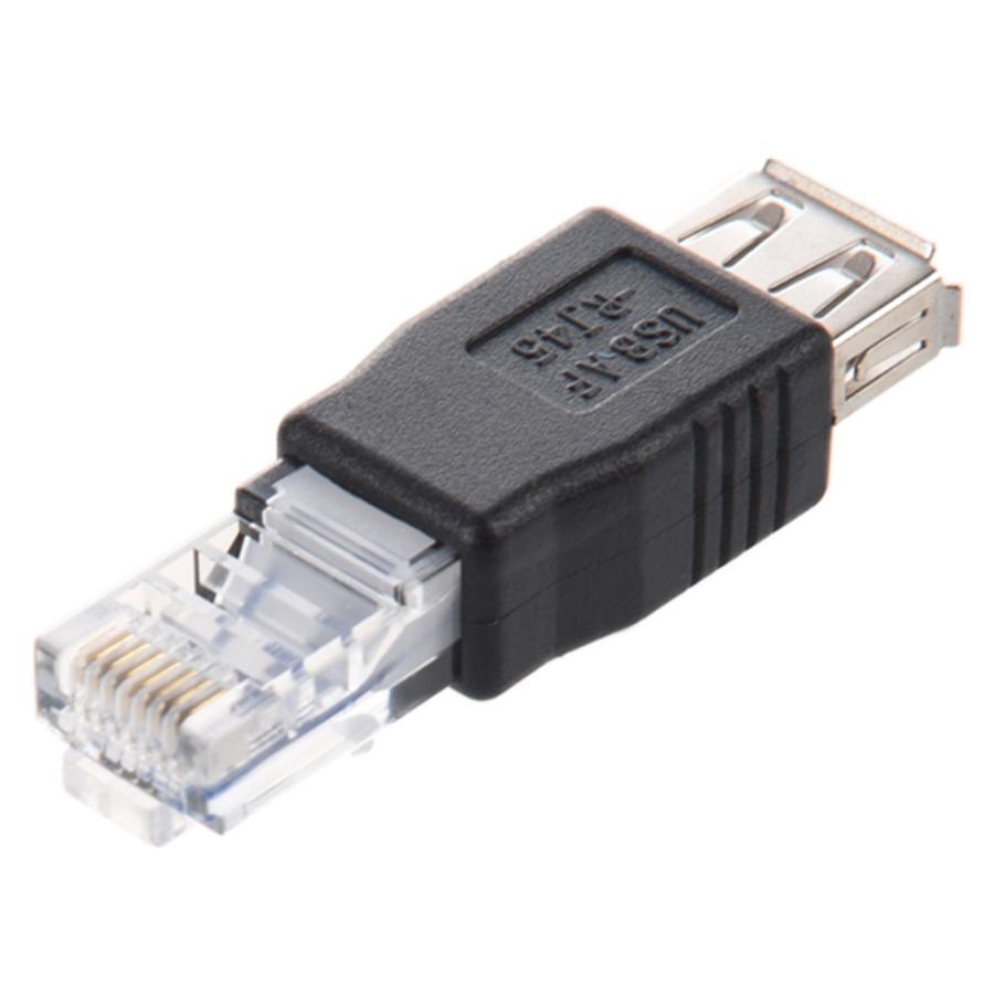 RJ45オス USB A メス 変換アダプタ テレビやパソコンのLANポート使用