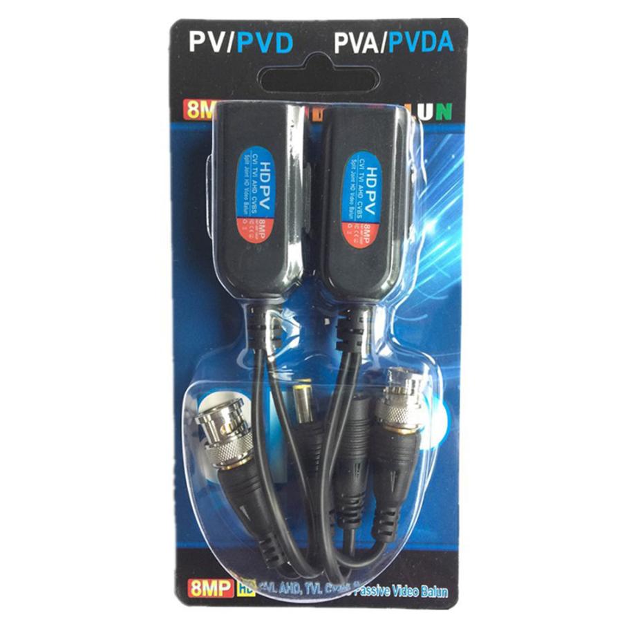 防犯カメラ 4台用 LAN 延長器 BNCプラグ接続 映像伝送器 highvalue_rj45balun-m4ch