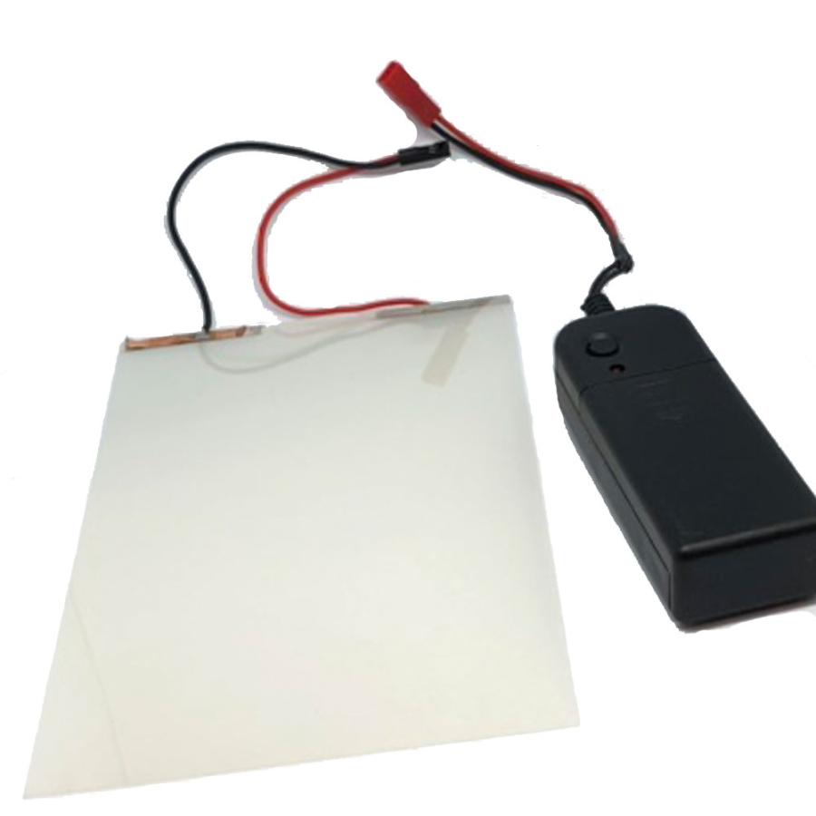 PDLC 調光フィルム A4サイズ スマートフィルム USB スイッチ付 電動 透明 白濁 切り替え 高分子分散型液晶 メール便配送可 |  | 01