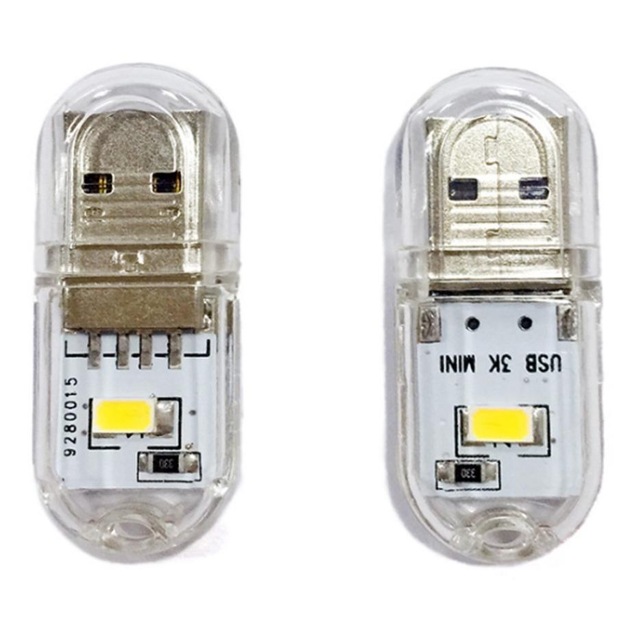 両面発光 USB LEDライト 昼白色 電球色 ミニサイズ USBライト バルク品 車載電灯 極小サイズで設置場所を選ばない メール便配送可 |  | 03