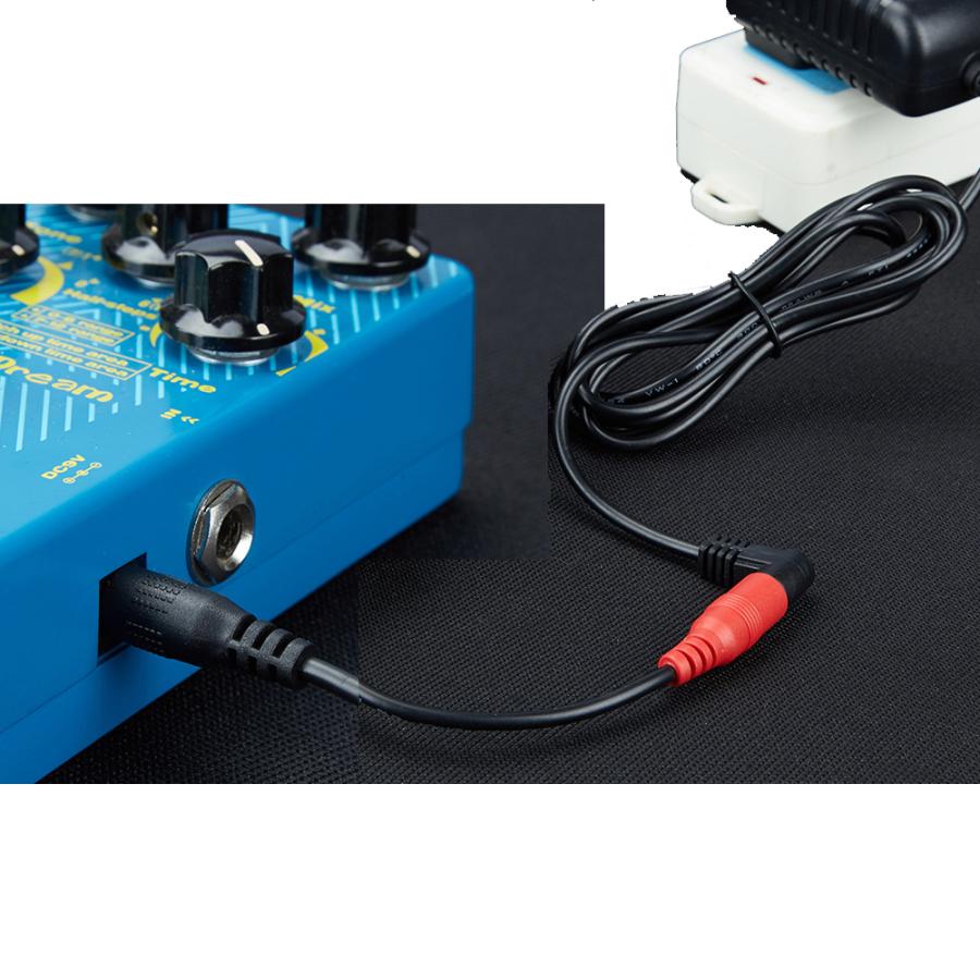 極性反転 DCケーブル I型プラグ センタープラス から センターマイナス へ極性反転可能 バルク品 DC 外径5.5mm 内径2.1mm ギターエフェクター ウインドアバフト |  | 01