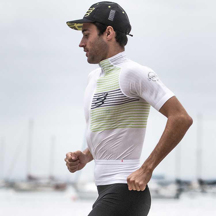 コンプレスポーツ COMPRESSPORT AM00010B トライ ポスチュラル SS トップ Tri Postural SS Top スポーツ Tシャツ メンズ 半袖 ジップアップ トレイルランニング｜highwave｜14