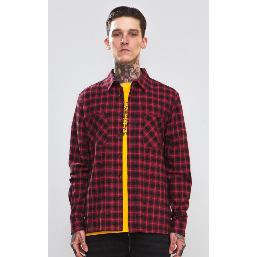 チェックシャツ メンズ ロング レディース オーバーサイズ ビッグシルエット ロング丈 ネルシャツ ストリート Byd8713w Chao チャオ 通販 Yahoo ショッピング