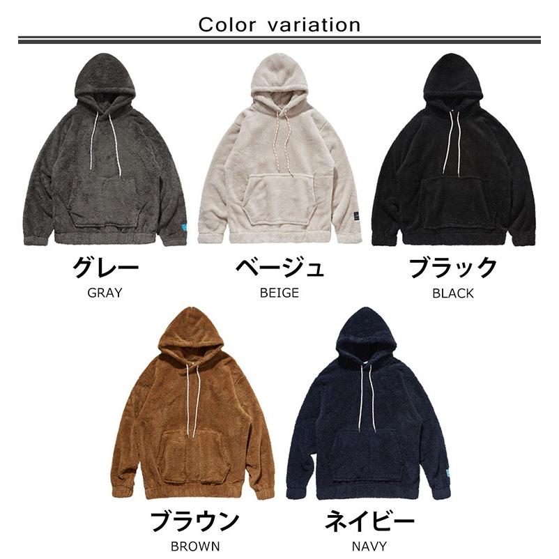 ボア パーカー メンズ レディース ボアパーカー フリースパーカー フリース カップル ペア ペアルック お揃い リンクコーデ アウトドア ストリート Byd8778w Chao チャオ 通販 Yahoo ショッピング