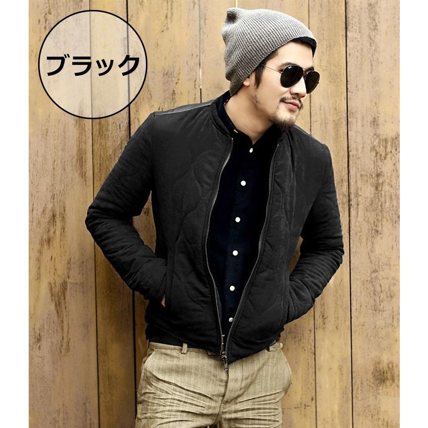 ジャケット メンズ キルティングジャケット Ma 1 ブルゾン タイト キレイ目 厚手 F226 Chao チャオ 通販 Yahoo ショッピング
