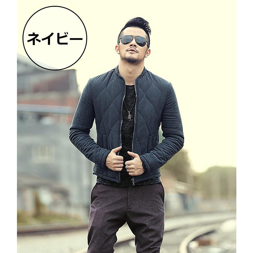 ジャケット メンズ キルティングジャケット Ma 1 ブルゾン タイト キレイ目 厚手 F226 Chao チャオ 通販 Yahoo ショッピング