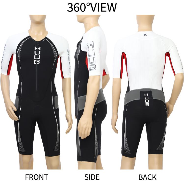 HUUB フーブ アネモイ エアロ サンプル リアジップ スイムスキン