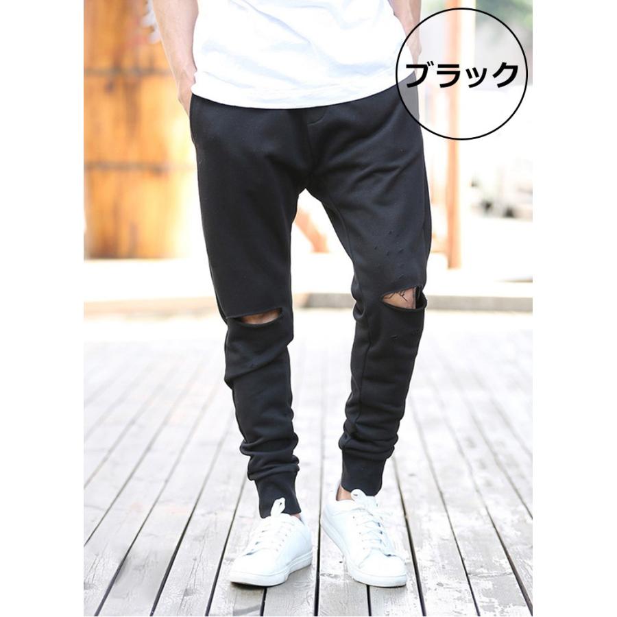 パンツ メンズ ジョガーパンツ スウェットパンツ カットオフ ダメージ 裏起毛 K392 Chao チャオ 通販 Yahoo ショッピング