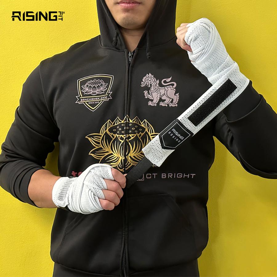 2025年新作 RISING-FIT バンテージ 格闘技用バンテージ ボクシングバンテージ キックボクシング MMA 空手 トレーニング用品 スパーリング サンドバッグ |  | 06