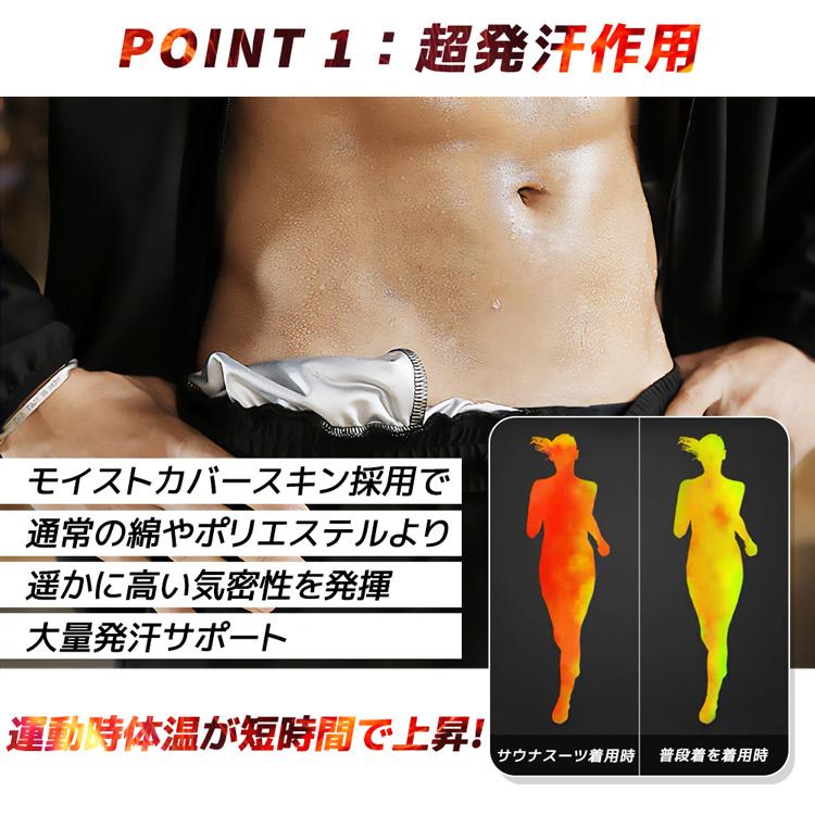 サウナスーツ フルジップ メンズ レディース ダイエットスーツ