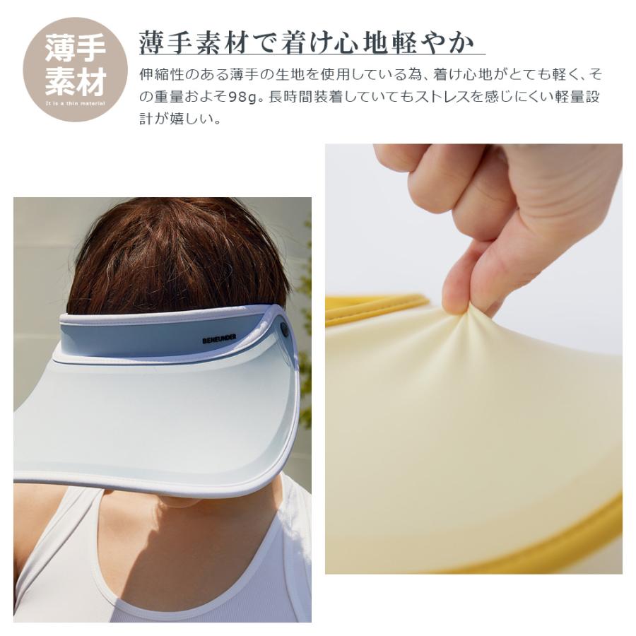 在庫処分 Beneunder サンバイザー レディース ゴルフ テニス UPF50+ 軽量 UVカット 抗菌 ワイド パイピング 軽い 日焼け防止 遮光 紫外線対策 グッズ |  | 10