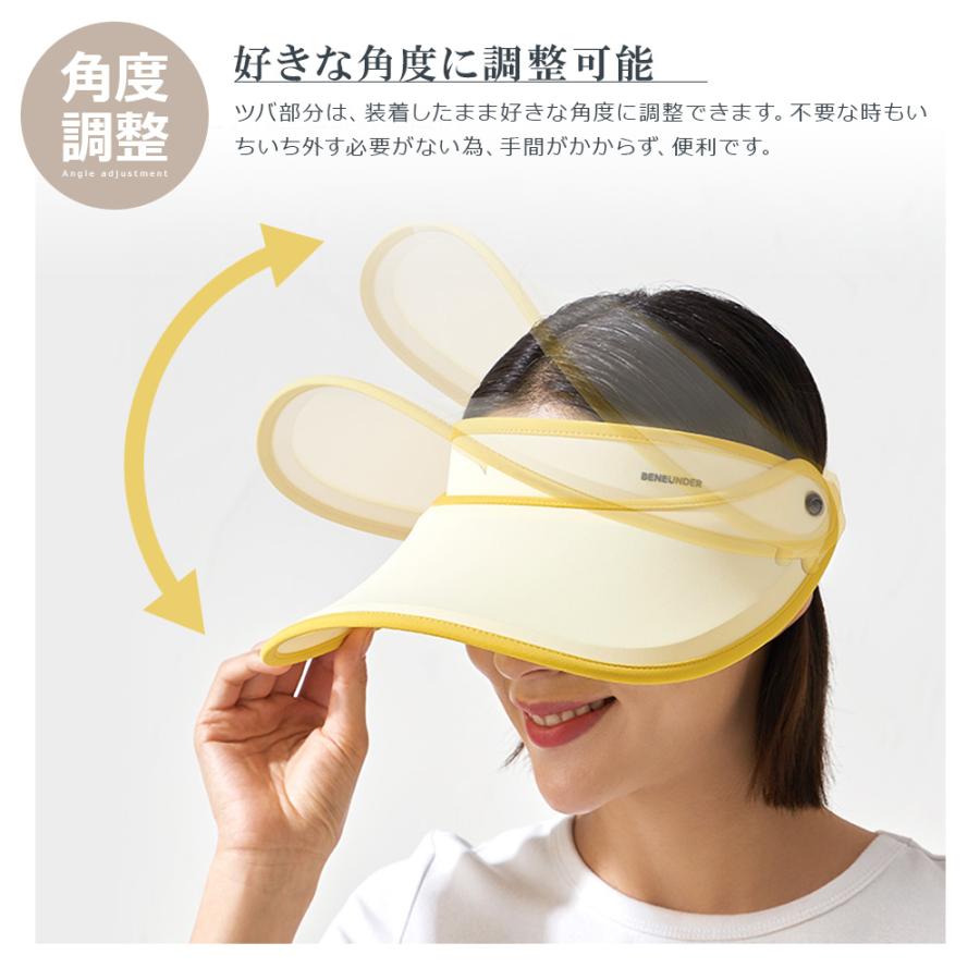 在庫処分 Beneunder サンバイザー レディース ゴルフ テニス UPF50+ 軽量 UVカット 抗菌 ワイド パイピング 軽い 日焼け防止 遮光 紫外線対策 グッズ |  | 12
