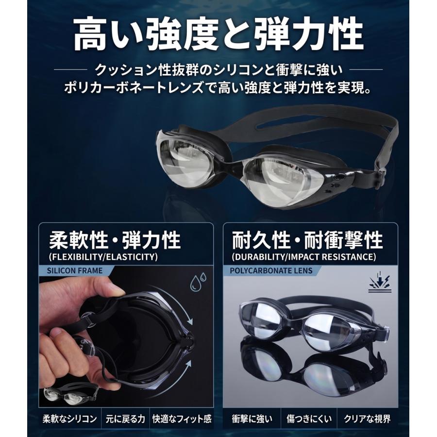 リニューアル スイムゴーグル スイミングゴーグル 水泳ゴーグル ミラーレンズ ミラー加工 UV加工 フィットネス 水泳 男女兼用 スイミング メンズ レディース |  | 07