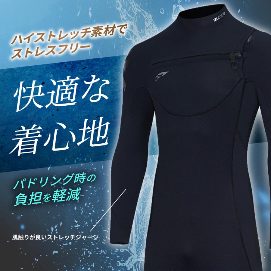 ウェットスーツ 3mm 2mm フルスーツ ジャーフル ZCCO サーフィン メンズ S M L XL XXL 大きいサイズ SUP シュノーケリング ダイビング 初心者 ウエットスーツ |  | 03