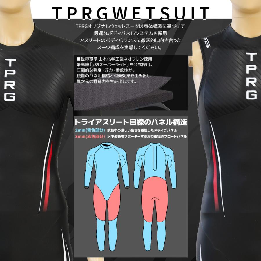 リニューアル ウェットスーツ トライアスロン メンズ TPRG フルスーツ