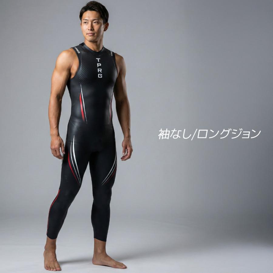 黒 ノースリーブ ロングジョンウェットスーツ　3mm ANDNEWYOU ロングジョン 3mm メンズ サーフィン ウェットスーツ スキン