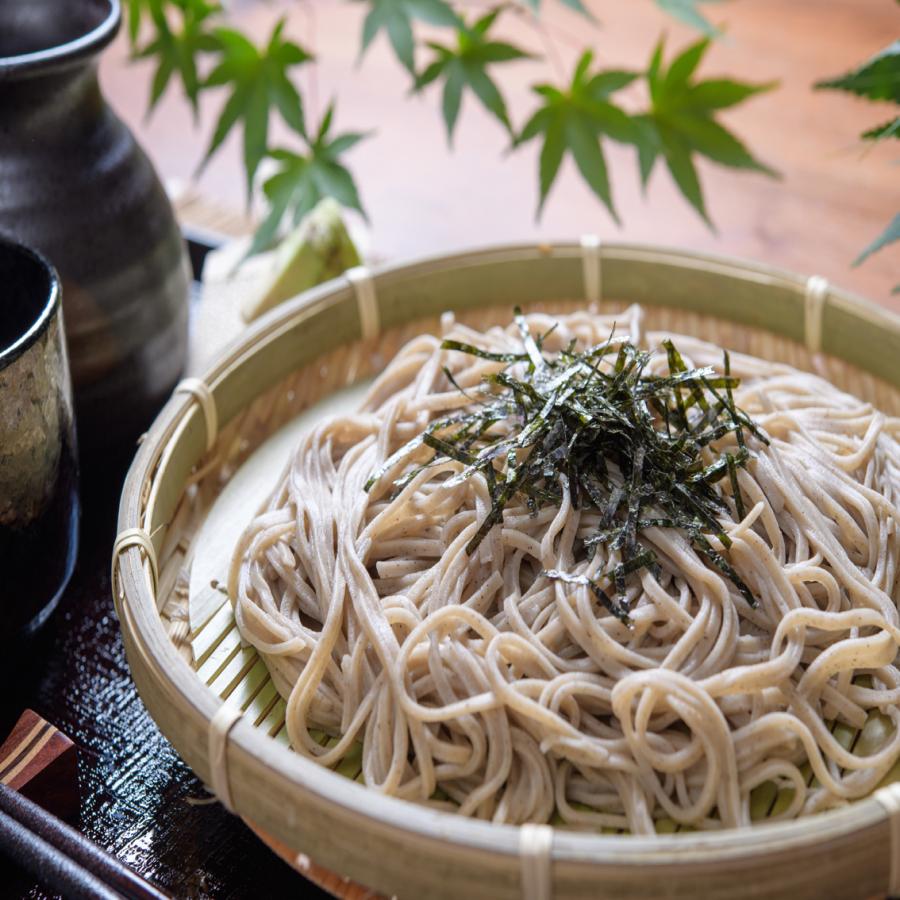 お中元　ざるそば・うどん　熊本県産小麦　ギフト　手延べ潤生ざるセット（4パック8食入つゆ付）｜higo-sougawa｜03