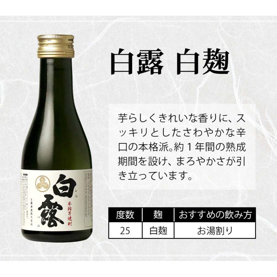 白露酒造 送料無料 ※一部地域送料500円 飲み比べ ミニボトル セット
