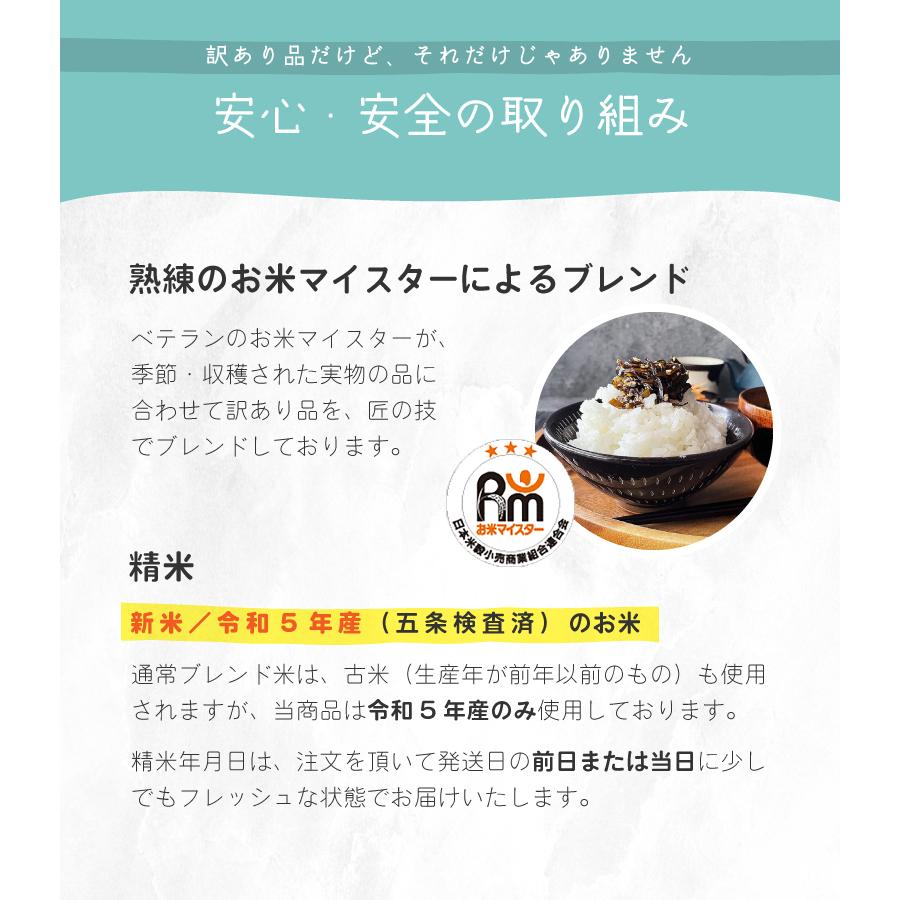 米 お米 30kg 送料無 ひの姫 ひのひかり 九州産 令和5年産米使用 白米30kg 訳あり米 ブレンド米 オリジナルブレンド米｜higohime｜04