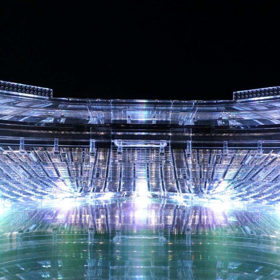 阪神甲子園球場（承認）LEDで輝くスタジアムライト 球場模型 LEDライト USB電源 アクリル 日本製 野球グッズ ギフト プレゼント 株式会社樋口プレシジョン 阪神甲子園球場 球場模型 アクリル ギフト
