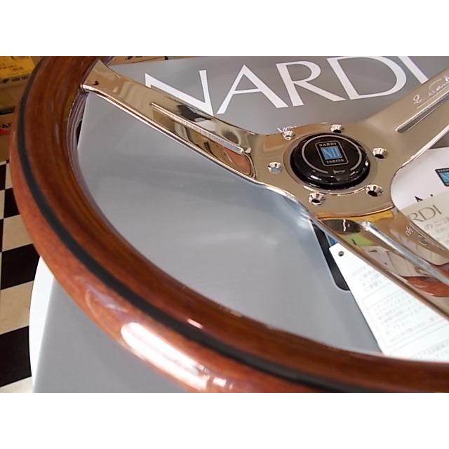 NARDI ナルディ Rally(wood) N770 ウッド＆ポリッシュスポーク 350mm