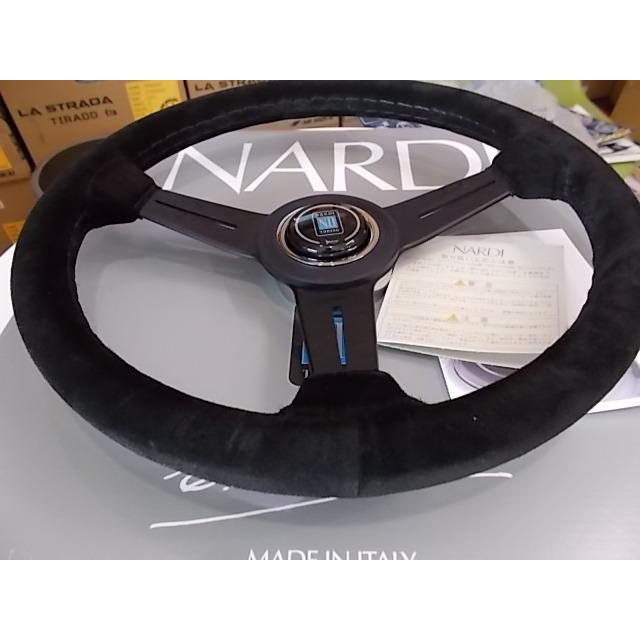 NARDI ナルディ Classic レザー N343 スエードレザー＆ブラック