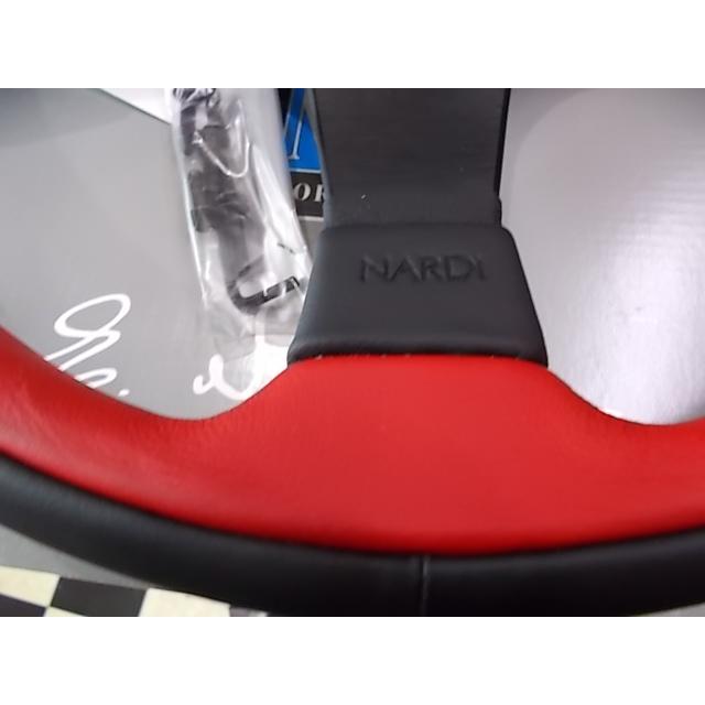 NARDI ナルディ Leader リーダー N807 ブラック/レッドレザー