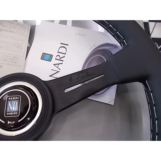 NARDI ナルディ Classic レザー N130 ブラックレザー＆ブラック