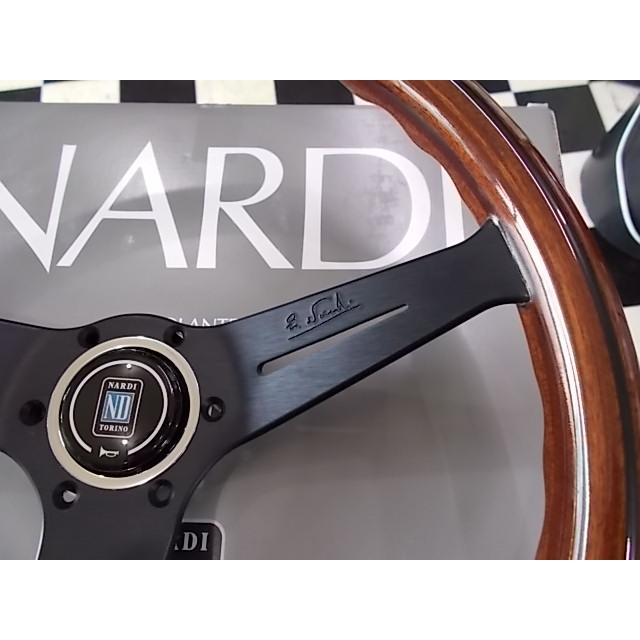 NARDI ナルディ Rally(wood) N771 ウッド＆ブラックスポーク 350mm