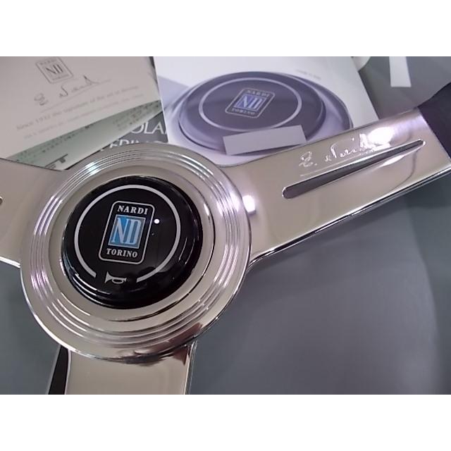 NARDI ナルディ Classic レザー N132 ブラックレザー＆ポリッシュ