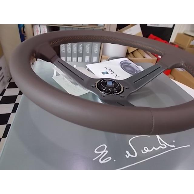 NARDI ナルディ Rally レボリューション N710 ブラウンレザー