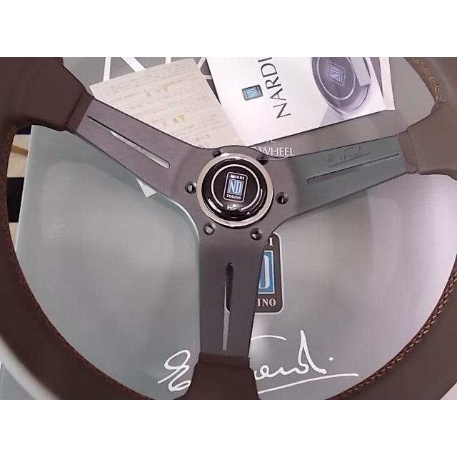 NARDI ナルディ Rally レボリューション N710 ブラウンレザー