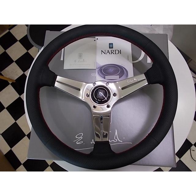 NARDI ナルディ スポーツラリー N735 パンチングレザー＆ポリッシュ