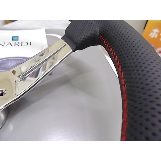 NARDI ナルディ スポーツラリー N735 パンチングレザー＆ポリッシュ