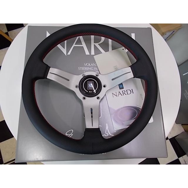 NARDI ナルディ スポーツラリー N743 パンチングレザー＆シルバー