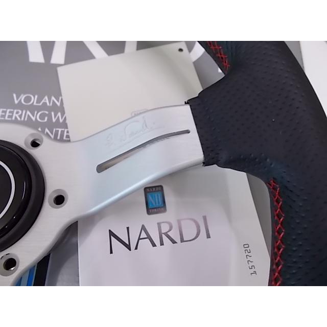 NARDI ナルディ スポーツラリー N743 パンチングレザー＆シルバー